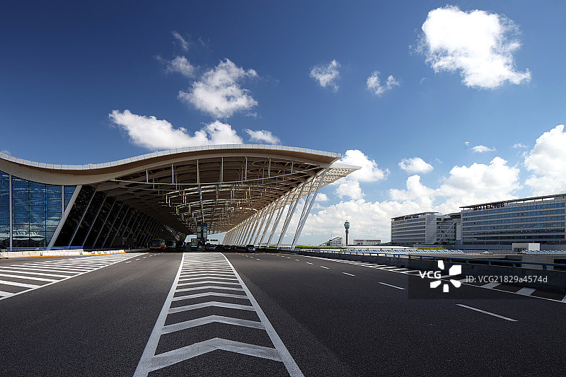 上海浦东机场图片素材