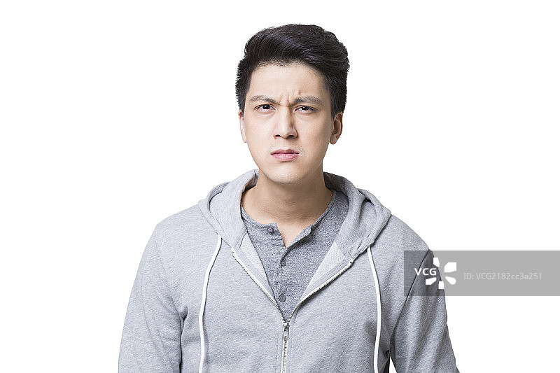愤怒的年轻男子图片素材