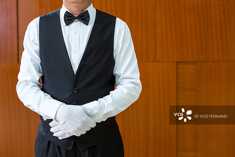 服务员肖像图片素材