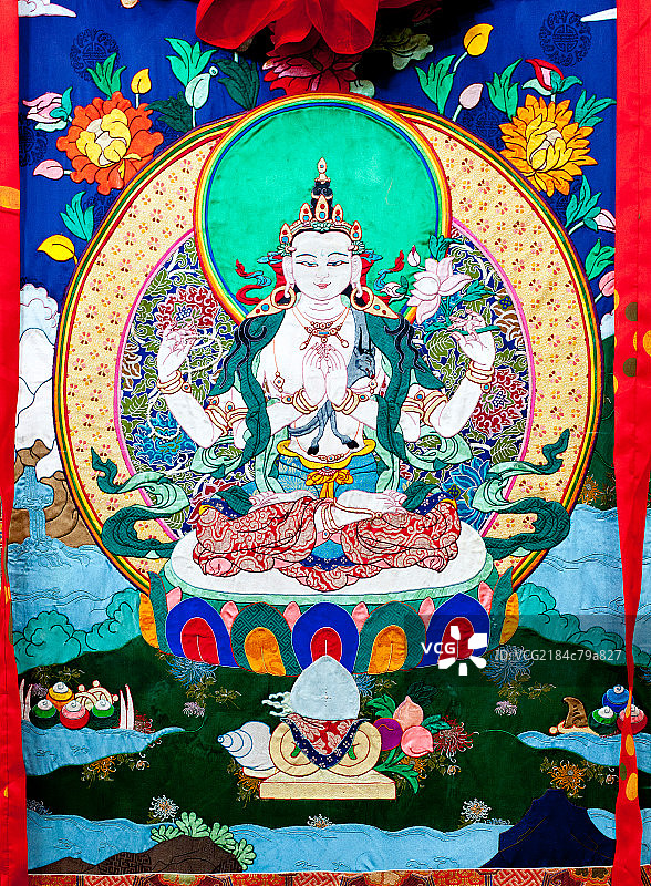 藏族唐卡图片素材