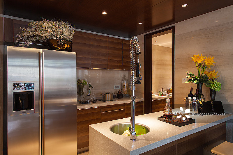 别墅厨房图片素材