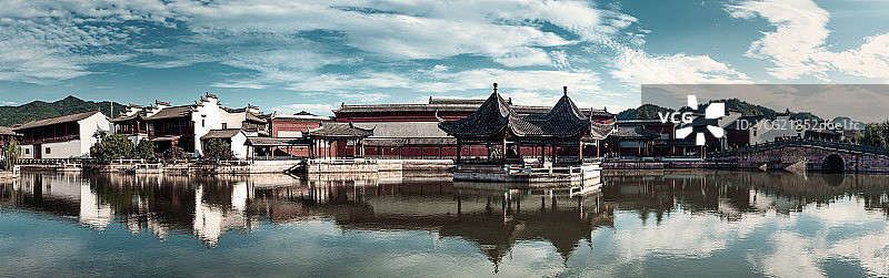 浙江横店明清建筑图片素材