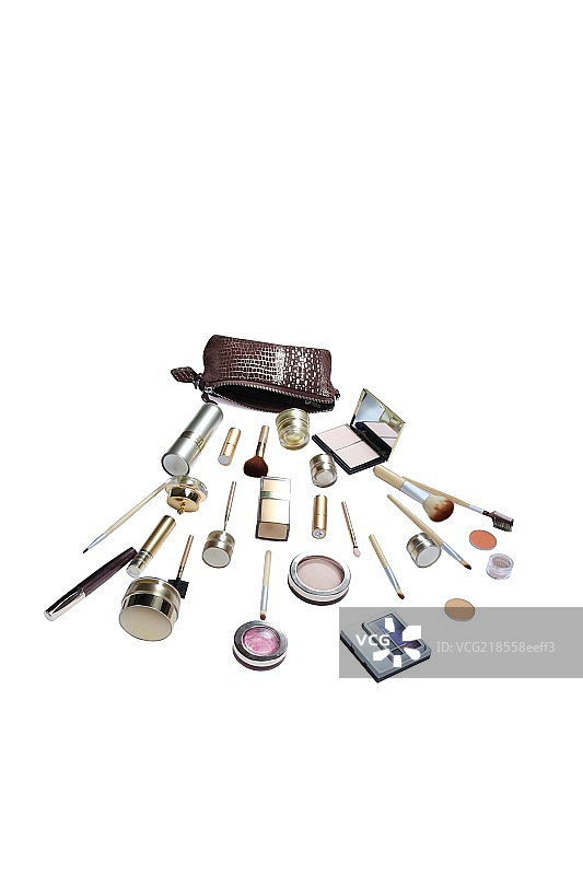 化妆包与化妆品图片素材