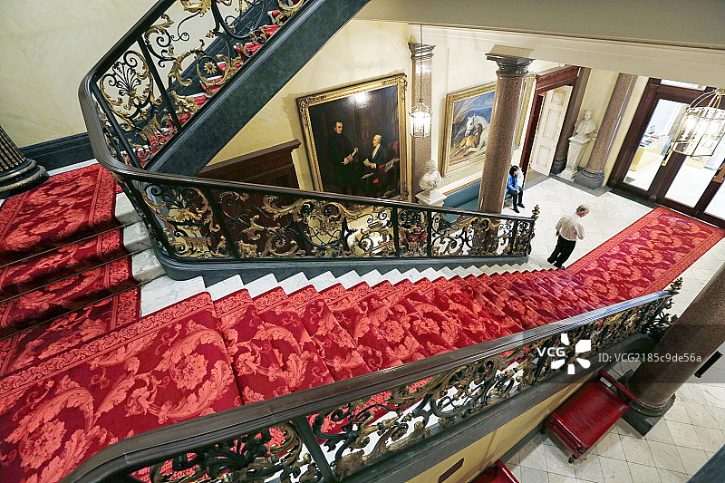 欧式风格楼梯和回廊图片素材