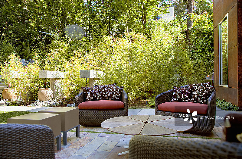 Backyard Patio Area图片素材