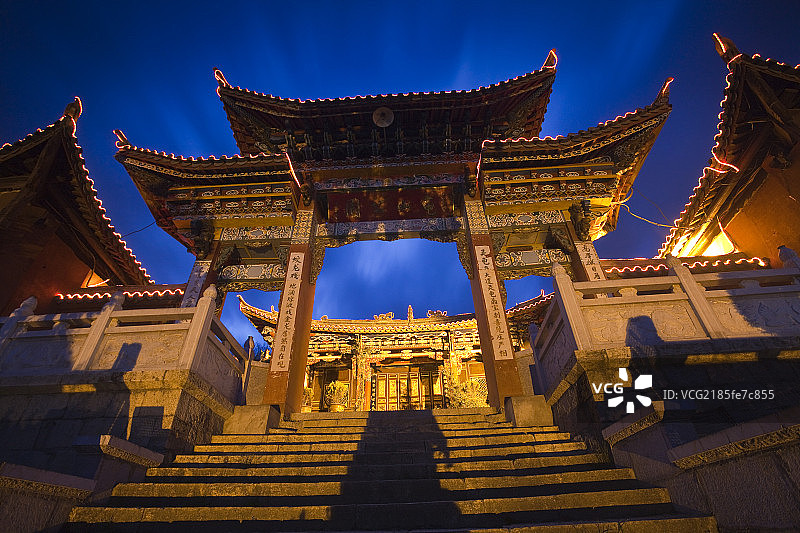 香格里拉杜克宗古城图片素材