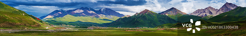 阿尼玛卿全景图图片素材