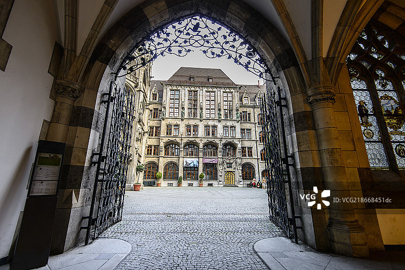 慕尼黑的市政厅图片素材