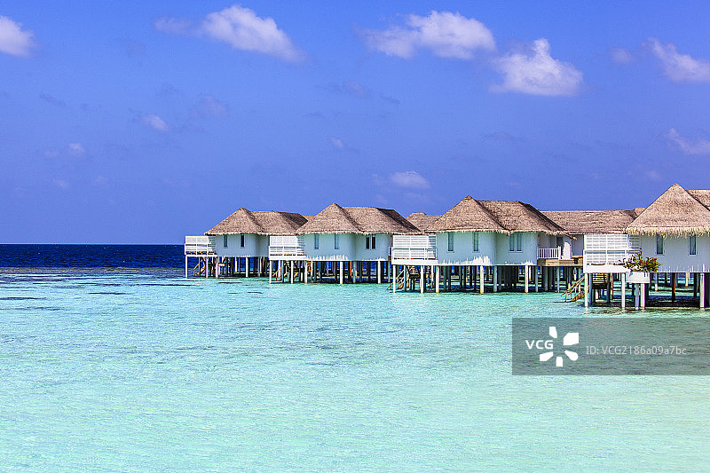 马尔代夫浪漫海岛风光图片素材
