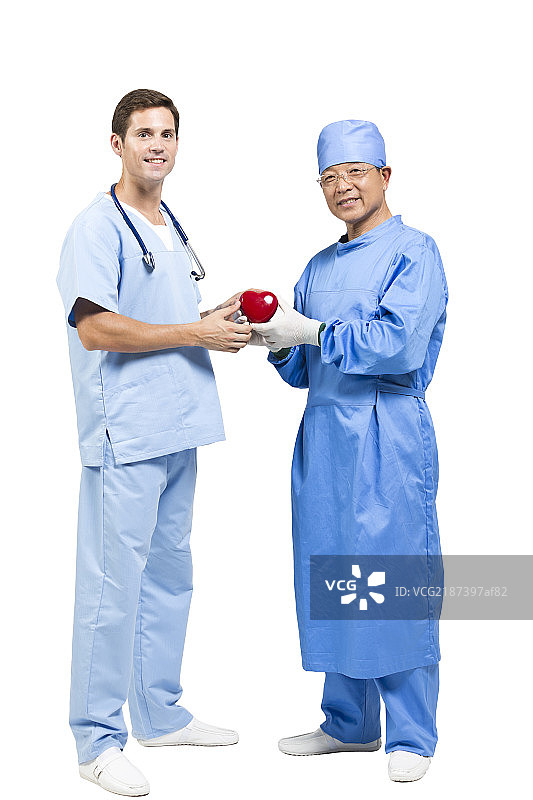 棚拍医生做手术图片素材