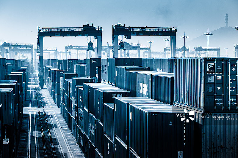 码头集装箱图片素材