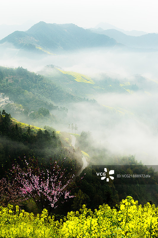 安徽石潭风光图片素材