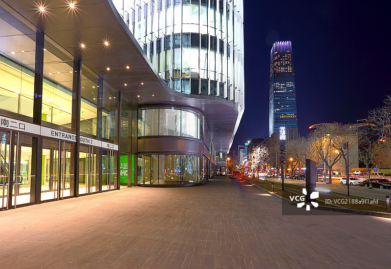 光华路SOHO夜景图片素材