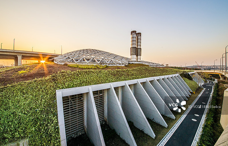 虹桥新能源站图片素材
