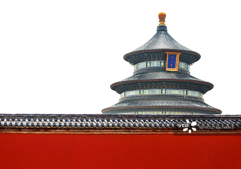 天坛雪景图片素材