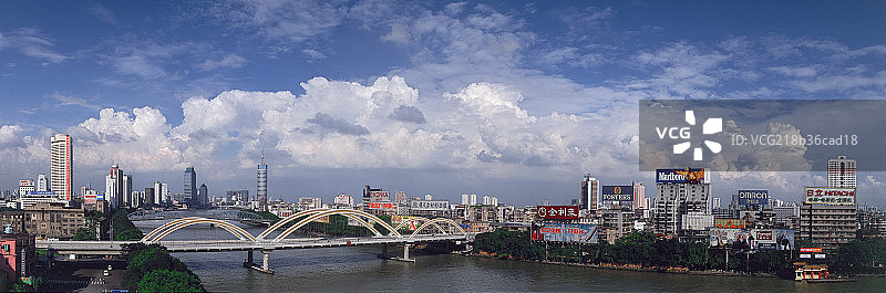 广州城市景观解放大桥图片素材