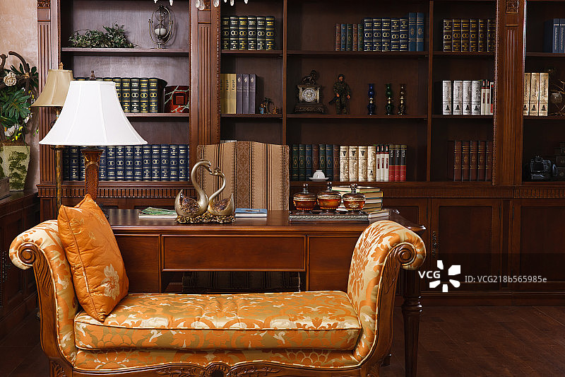 居室书房内部图片素材