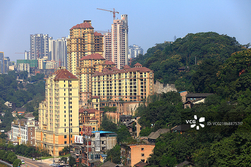 重庆城市建筑群图片素材