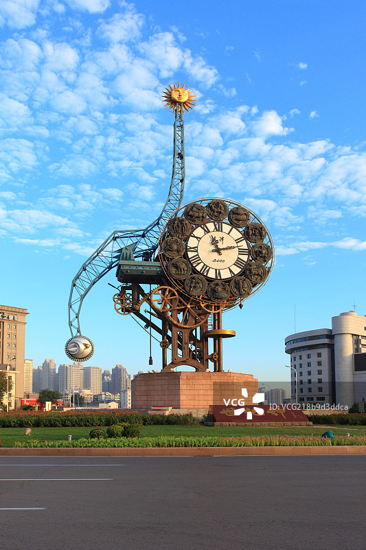 天津地标世纪钟图片素材