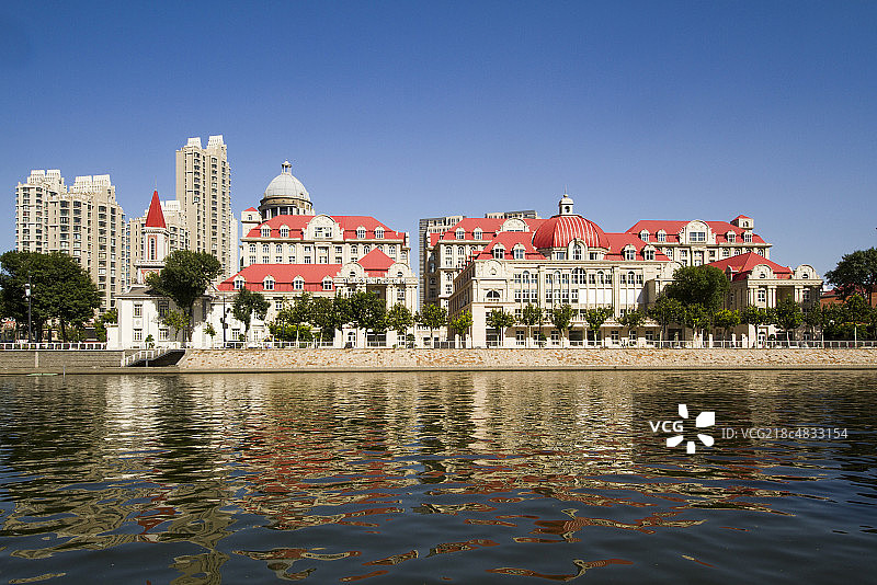滨江大道图片素材