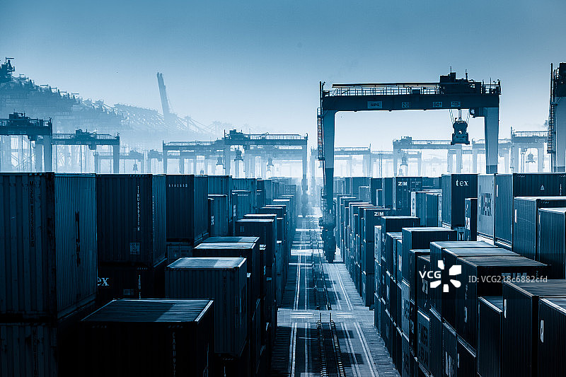 码头集装箱图片素材