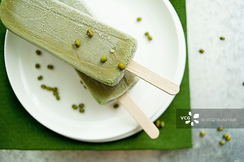 绿豆雪糕图片素材