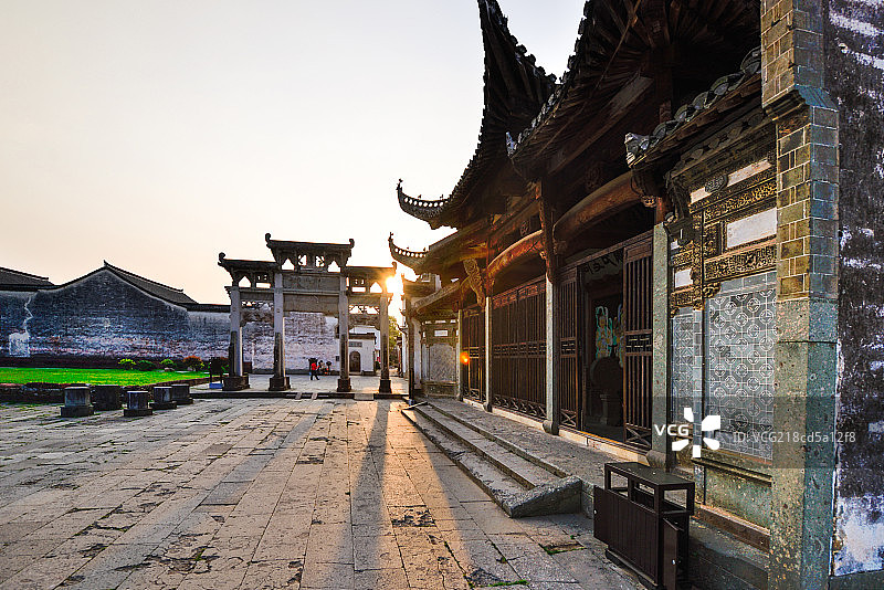 安徽棠樾牌坊群图片素材