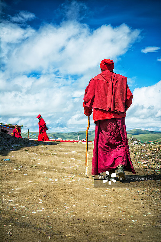 喇荣五明佛学院图片素材