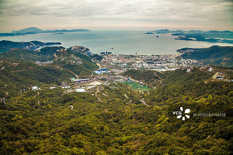 鸟瞰东部华侨城图片素材