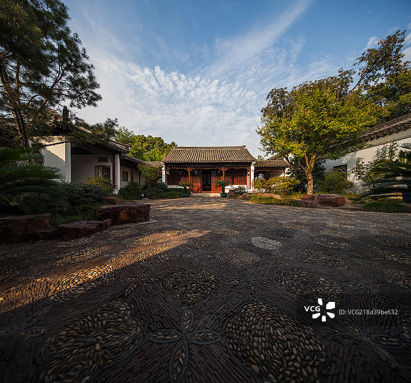 苏州常熟古城区燕园图片素材