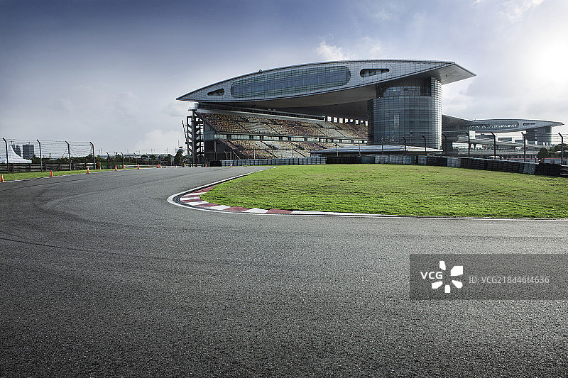 上海F1赛车场图片素材