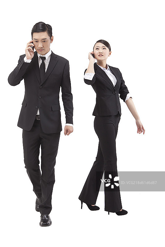 商务人士打电话图片素材