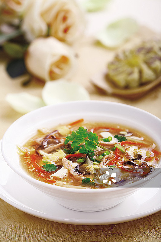 酸辣汤图片素材