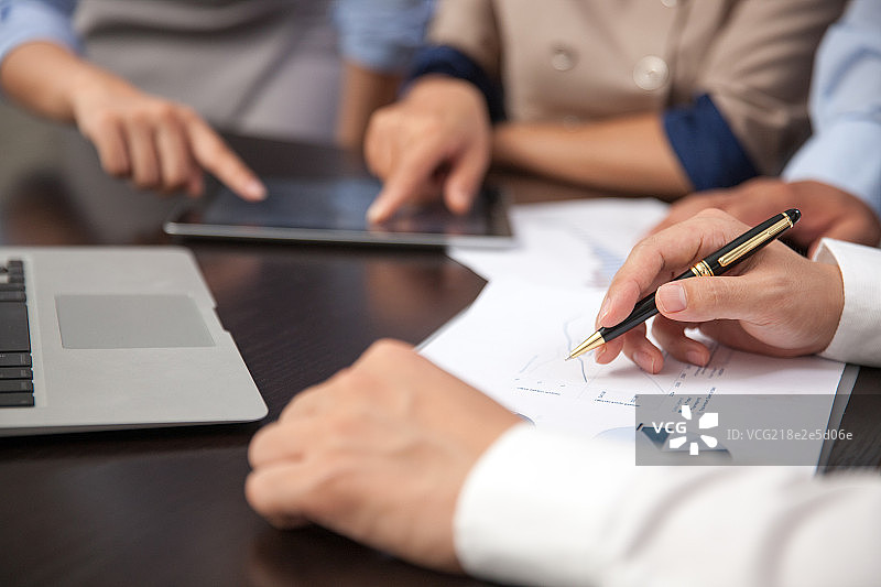 商务会议图表图片素材