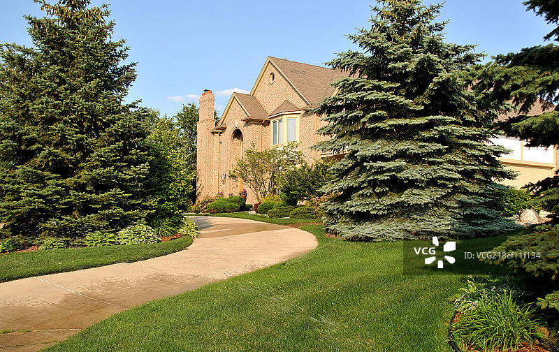 乡村别墅图片素材