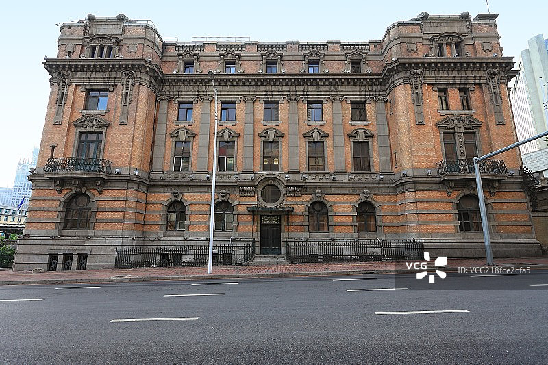 大连中山广场历史建筑风貌图片素材