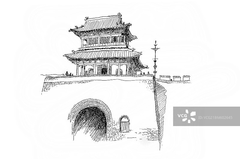 平遥古城图片素材