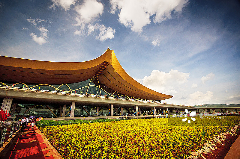 昆明长水机场图片素材