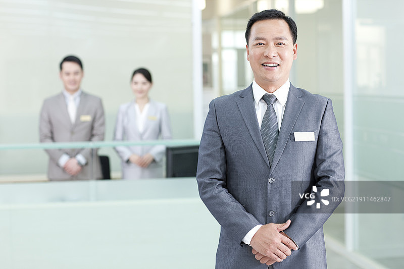 前台的工作人员图片素材