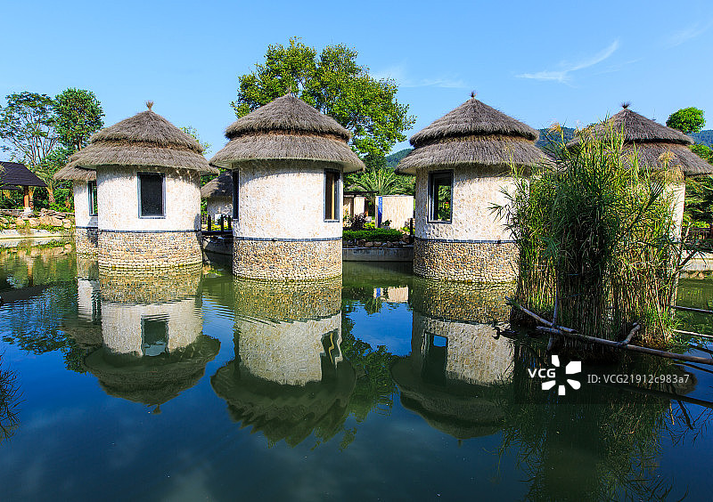 福建永定天子温泉景区图片素材