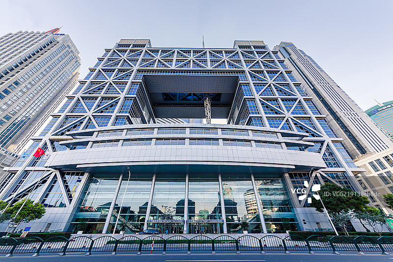 上海证券交易所建筑外景图片素材
