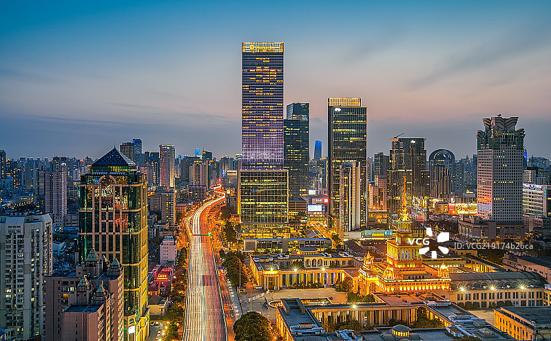 上海静安CBD图片素材