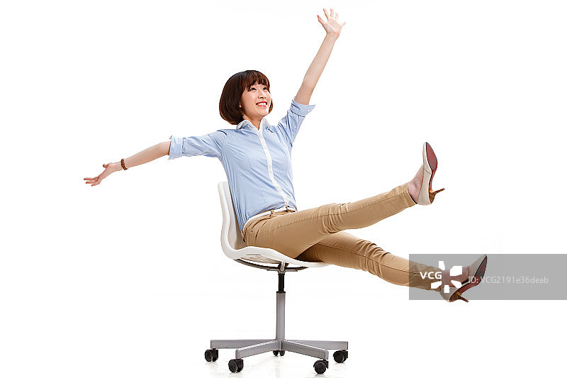 青春活力的青年女人图片素材