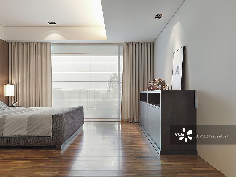 卧室一角图片素材