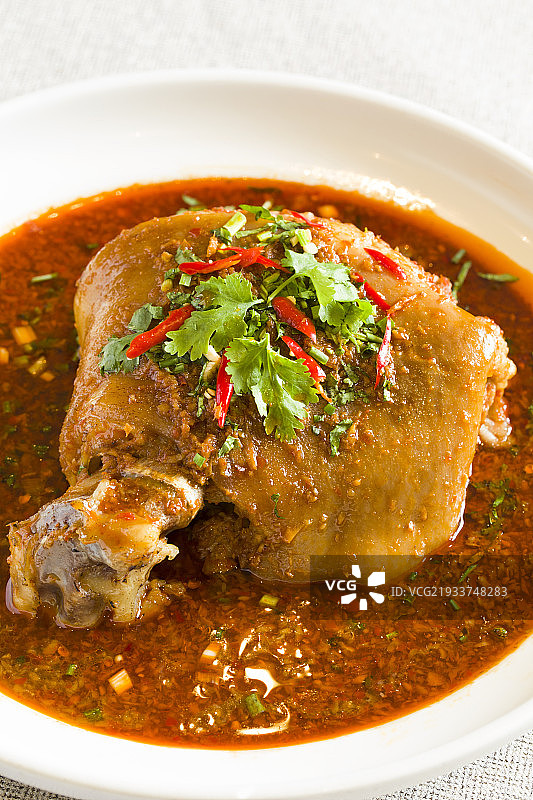 红烧猪肘图片素材