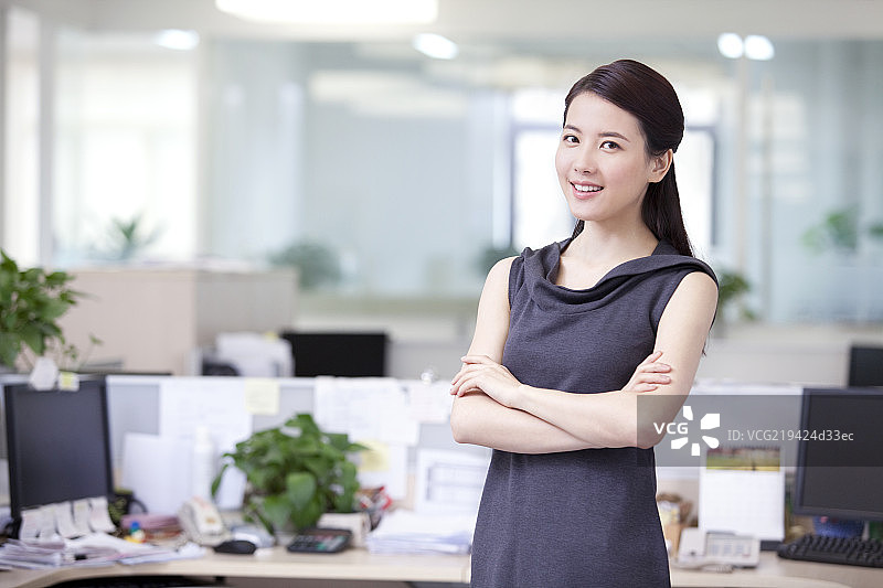 快乐的商务女性图片素材