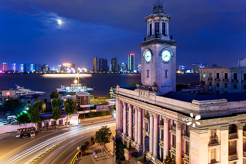 江汉关夜景图片素材