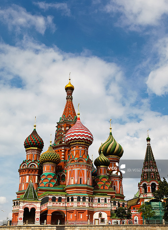 莫斯科瓦西里升天教堂图片素材