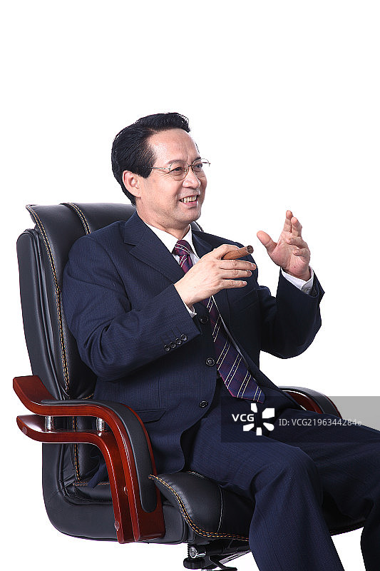 演讲台上的中年男人图片素材