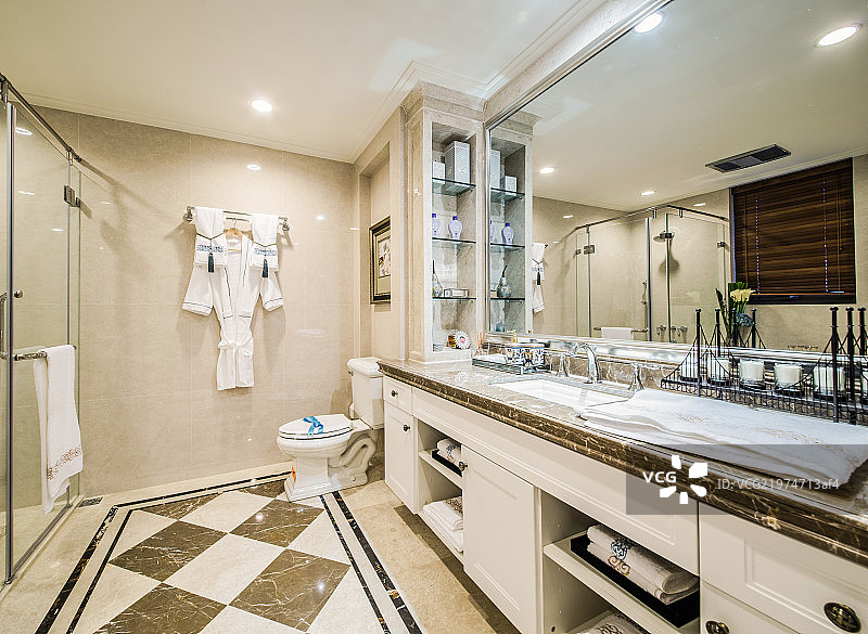 豪华酒店别墅样板房图片素材